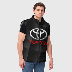 Мужской жилет TOYOTA, цвет: 3D-светло-серый — фото 2