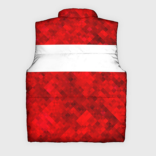 Мужской жилет Minecraft / 3D-Красный – фото 2