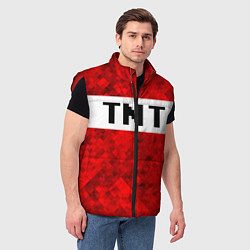 Мужской жилет Minecraft, цвет: 3D-красный — фото 2
