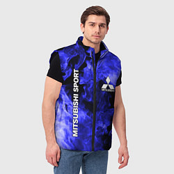 Мужской жилет MITSUBISHI, цвет: 3D-черный — фото 2