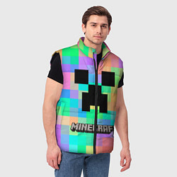 Мужской жилет Minecraft, цвет: 3D-черный — фото 2