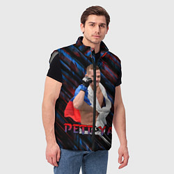 Мужской жилет Petr Yan Пётр Ян, цвет: 3D-светло-серый — фото 2