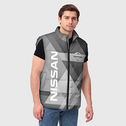 Мужской жилет NISSAN, цвет: 3D-светло-серый — фото 2