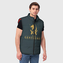 Мужской жилет Джентльмены, цвет: 3D-красный — фото 2