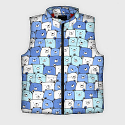 Мужской жилет МИШКИ, цвет: 3D-красный