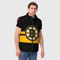 Мужской жилет BOSTON BRUINS NHL, цвет: 3D-красный — фото 2