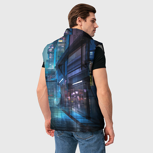Мужской жилет GTA / 3D-Светло-серый – фото 4