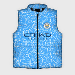 Мужской жилет Manchester City 2021 Home Kit, цвет: 3D-черный