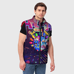 Мужской жилет SONIC RETRO, цвет: 3D-красный — фото 2