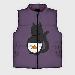 Мужской жилет Довольный кот