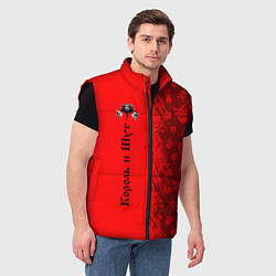Мужской жилет КОРОЛЬ И ШУТ, цвет: 3D-черный — фото 2