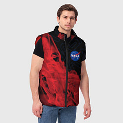 Мужской жилет NASA НАСА, цвет: 3D-красный — фото 2
