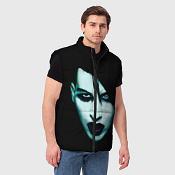 Мужской жилет Marilyn Manson, цвет: 3D-черный — фото 2