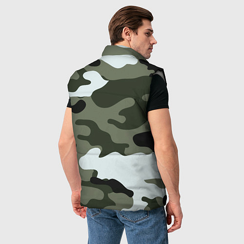 Мужской жилет Camouflage 2 / 3D-Светло-серый – фото 4