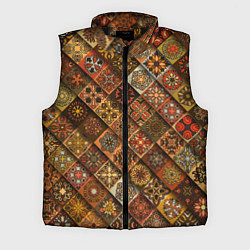 Мужской жилет СЛАВЯНСКАЯ СИМВОЛИКА, цвет: 3D-черный