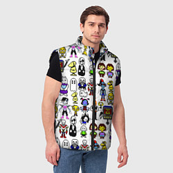 Мужской жилет UNDERTALE, цвет: 3D-черный — фото 2