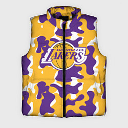 Мужской жилет LA LAKERS ЛЕЙКЕРС, цвет: 3D-черный