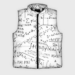 Мужской жилет Мама,я математик!, цвет: 3D-черный