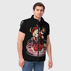 Мужской жилет Genshin Impact Klee, цвет: 3D-светло-серый — фото 2
