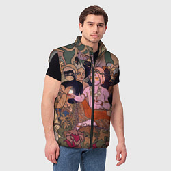 Мужской жилет BRING ME THE HORIZON ART, цвет: 3D-светло-серый — фото 2