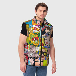 Мужской жилет Pop Art, цвет: 3D-черный — фото 2