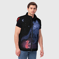 Мужской жилет Лиса и ее дух, цвет: 3D-красный — фото 2