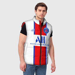 Мужской жилет PSG, выездная сезон 2021, цвет: 3D-красный — фото 2