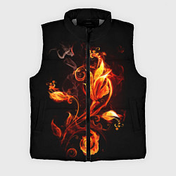 Мужской жилет Огненный цветок