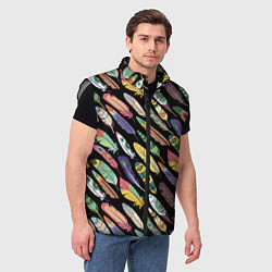 Мужской жилет Feathers, цвет: 3D-светло-серый — фото 2