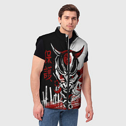 Мужской жилет Самурай Samurai, цвет: 3D-черный — фото 2