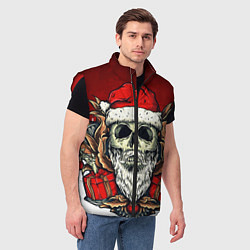 Мужской жилет Санта по харду, цвет: 3D-красный — фото 2