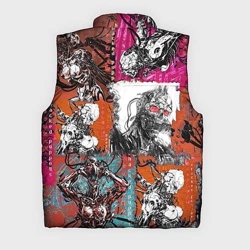 Мужской жилет Cyberpunk 2077 / 3D-Красный – фото 2