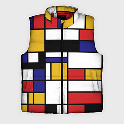 Мужской жилет Color blocking, цвет: 3D-красный