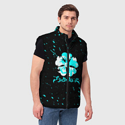 Мужской жилет Черный клевер, цвет: 3D-черный — фото 2