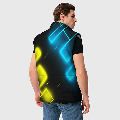 Мужской жилет CYBERPUNK2077 КИБЕРПАНК / 3D-Светло-серый – фото 4
