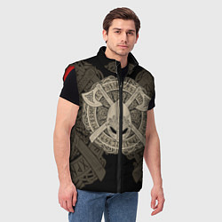 Мужской жилет Воин, цвет: 3D-красный — фото 2