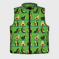 Мужской жилет Авокадо Зарядка, цвет: 3D-светло-серый