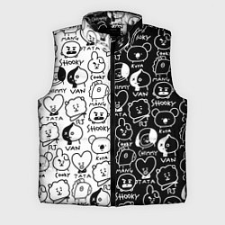 Мужской жилет BTS BT21, цвет: 3D-черный