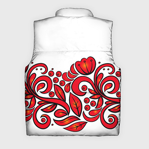 Мужской жилет ХОХЛОМА / 3D-Красный – фото 2