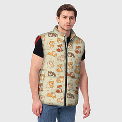 Мужской жилет Шиба-Ину, цвет: 3D-красный — фото 2