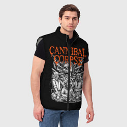 Мужской жилет Cannibal Corpse, цвет: 3D-светло-серый — фото 2