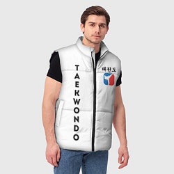 Мужской жилет Тхэквондо Taekwondo, цвет: 3D-черный — фото 2