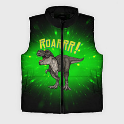 Мужской жилет Roarrr! Динозавр T-rex, цвет: 3D-черный