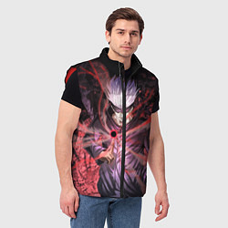 Мужской жилет Магическая битва, цвет: 3D-красный — фото 2