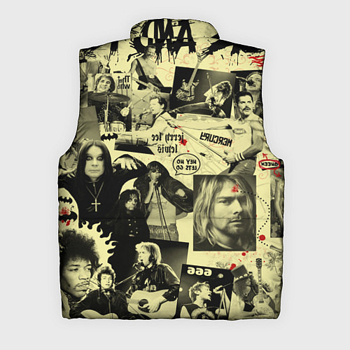 Мужской жилет РОК КУМИРЫ / 3D-Красный – фото 2