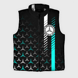 Мужской жилет МЕРСЕДЕС AQUA BLACK GRADIENT, цвет: 3D-светло-серый