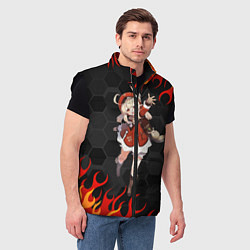 Мужской жилет Genshin Impact - Klee, цвет: 3D-черный — фото 2