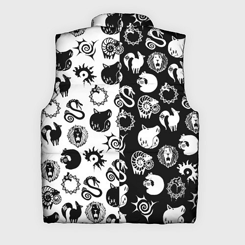 Мужской жилет ЭМБЛЕМЫ МАГИЧЕСКАЯ БИТВА JK / 3D-Красный – фото 2