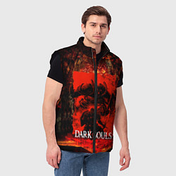 Мужской жилет DARK SOULS GAME STORY, цвет: 3D-черный — фото 2
