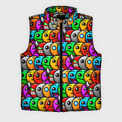 Мужской жилет Geometry Dash: Pattern Z, цвет: 3D-красный
